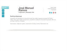 Tablet Screenshot of jmramos.es